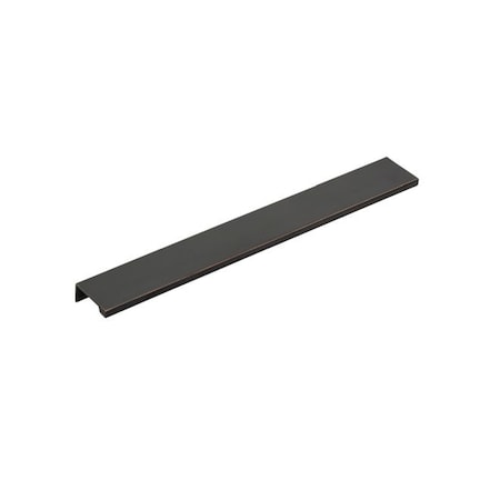Emtek Edge Cabinet Pull with 12 in Center to Center Oil Rubbed Bronze Finish 87150US10B